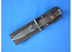 Nůž do boty ŠPION černý s nylonovým pouzdrem (Mil-Tec)